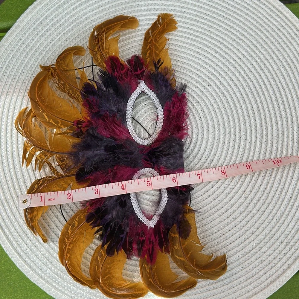 Feathered Masquerade Mask